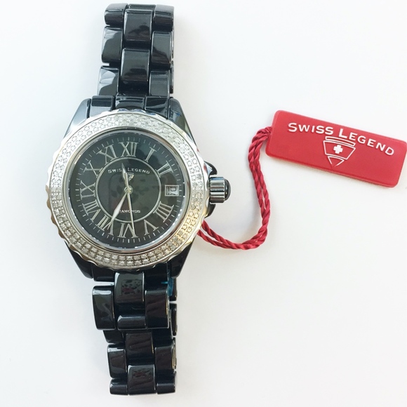 NWT • Swiss Legend • Karamica Watch with Diamonds - Picture 4 of 8